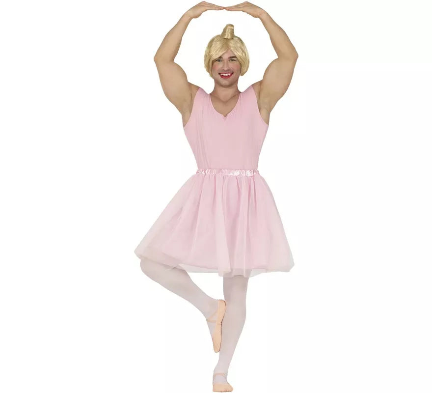 Translation missing: de.Disfraz de Bailarina rosa para hombre