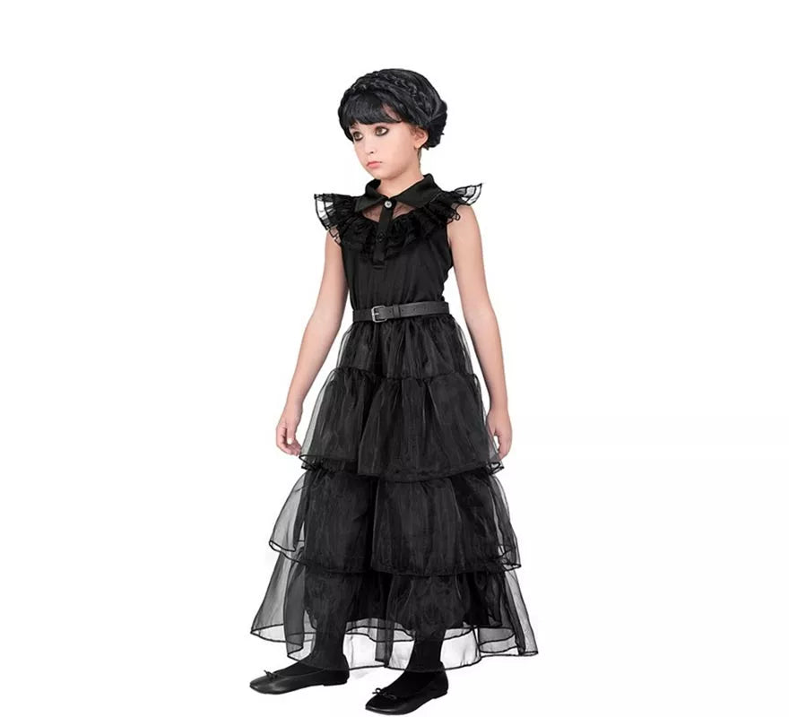 Translation missing: de.Disfraz de Baile de Niña Siniestra para niña