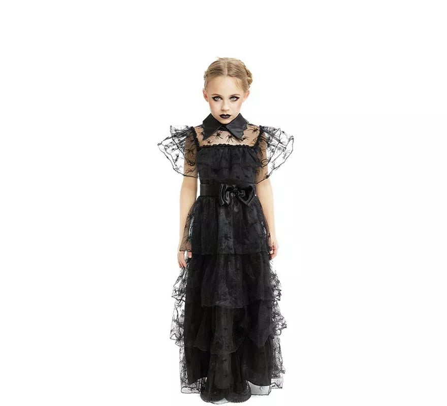 Translation missing: de.Disfraz de Baile de Niña Siniestra para niña y adolescente