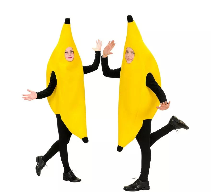 Translation missing: de.Disfraz de Banana entera para niños y adolescente
