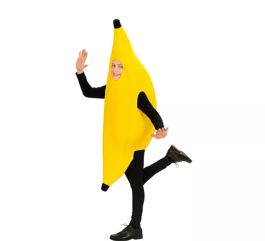 Translation missing: de.Disfraz de Banana entera para niños y adolescente