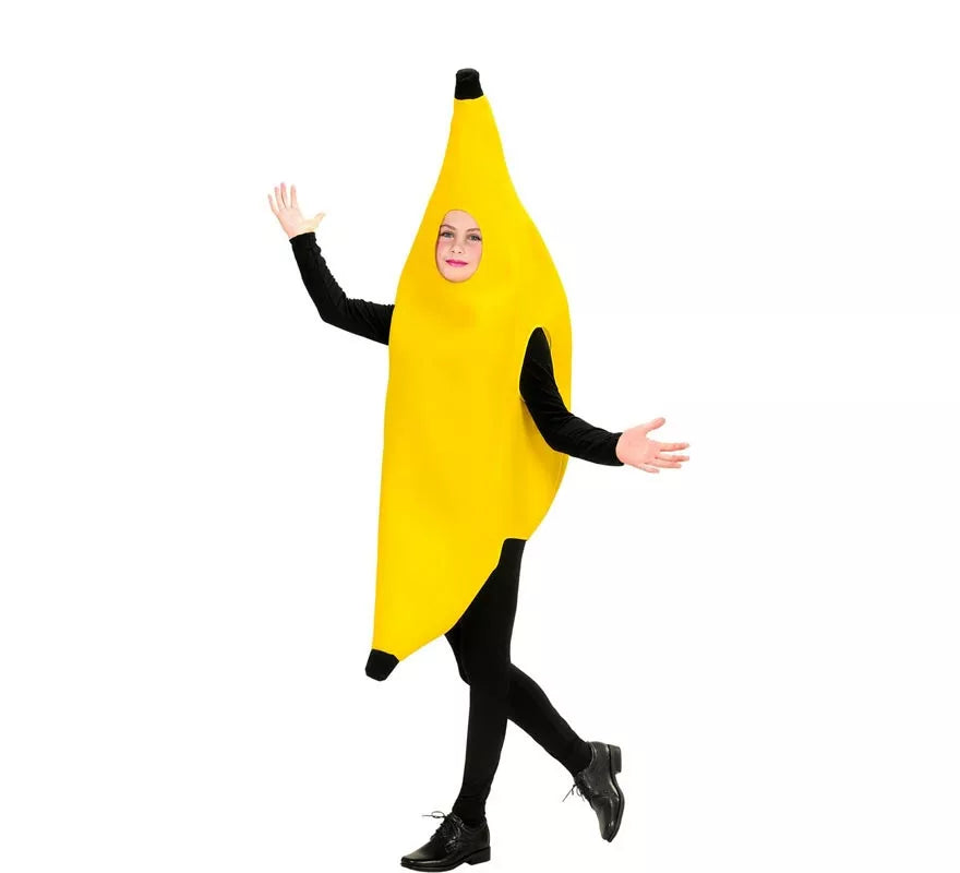 Translation missing: de.Disfraz de Banana entera para niños y adolescente