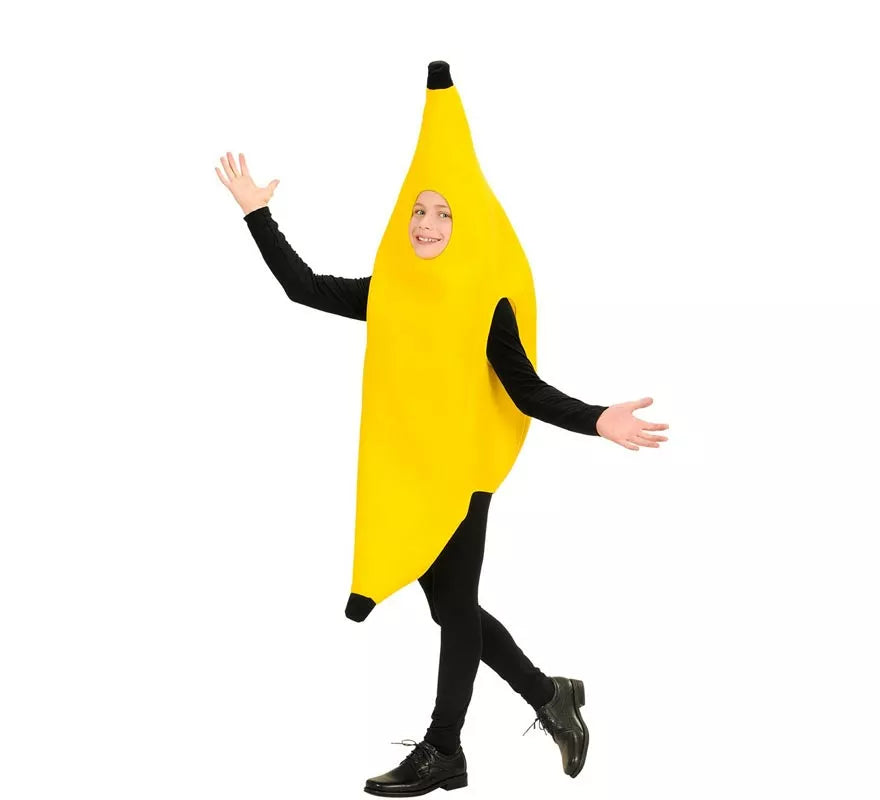 Translation missing: de.Disfraz de Banana entera para niños y adolescente