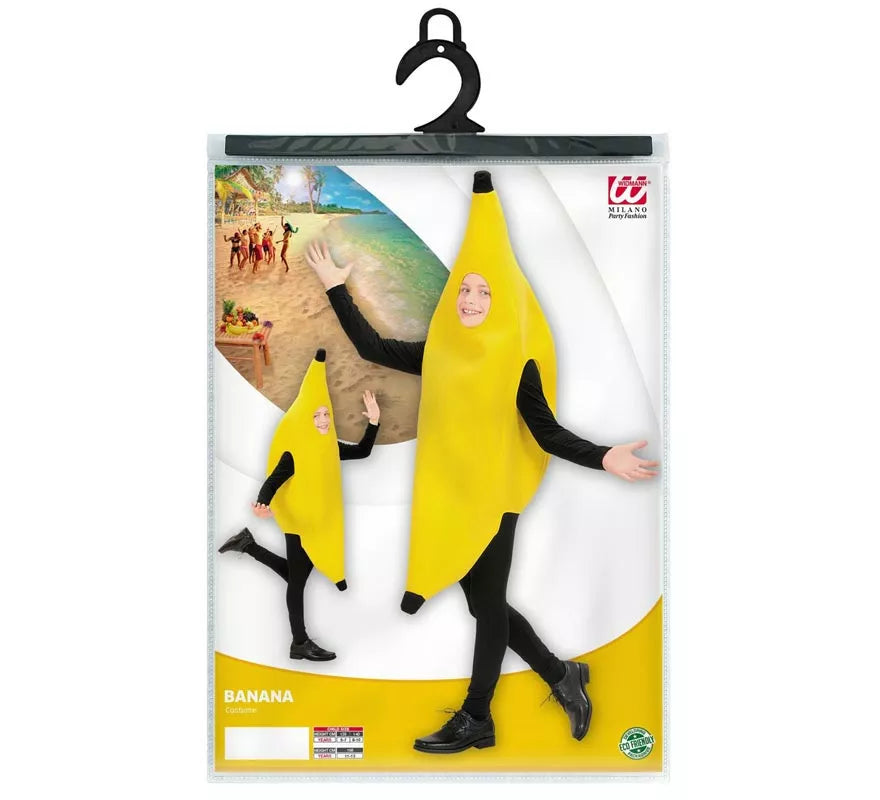 Translation missing: de.Disfraz de Banana entera para niños y adolescente