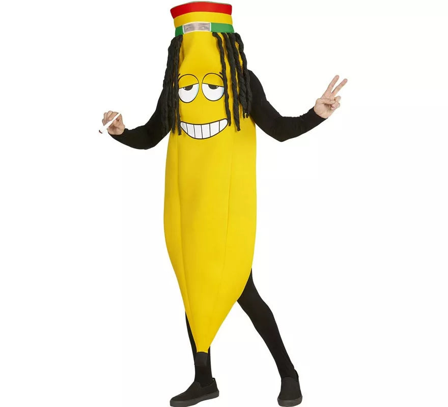 Disfraz de Banana Rastafari para adulto