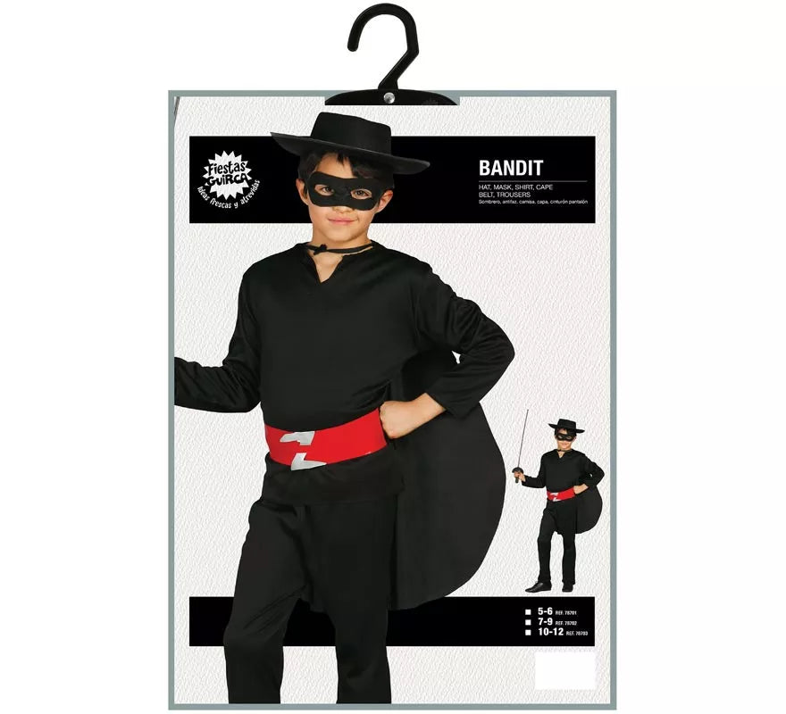 Disfraz de Bandido Enmascarado para niño