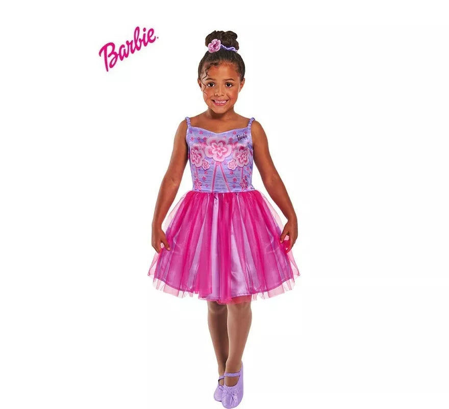 Translation missing: de.Disfraz de Barbie Ballerina clásica con tocado para niña
