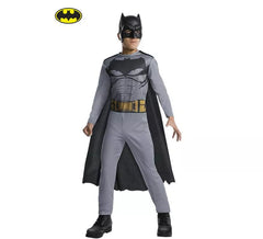 Batman Justice League Opp graues Kostüm mit Maske für Kinder