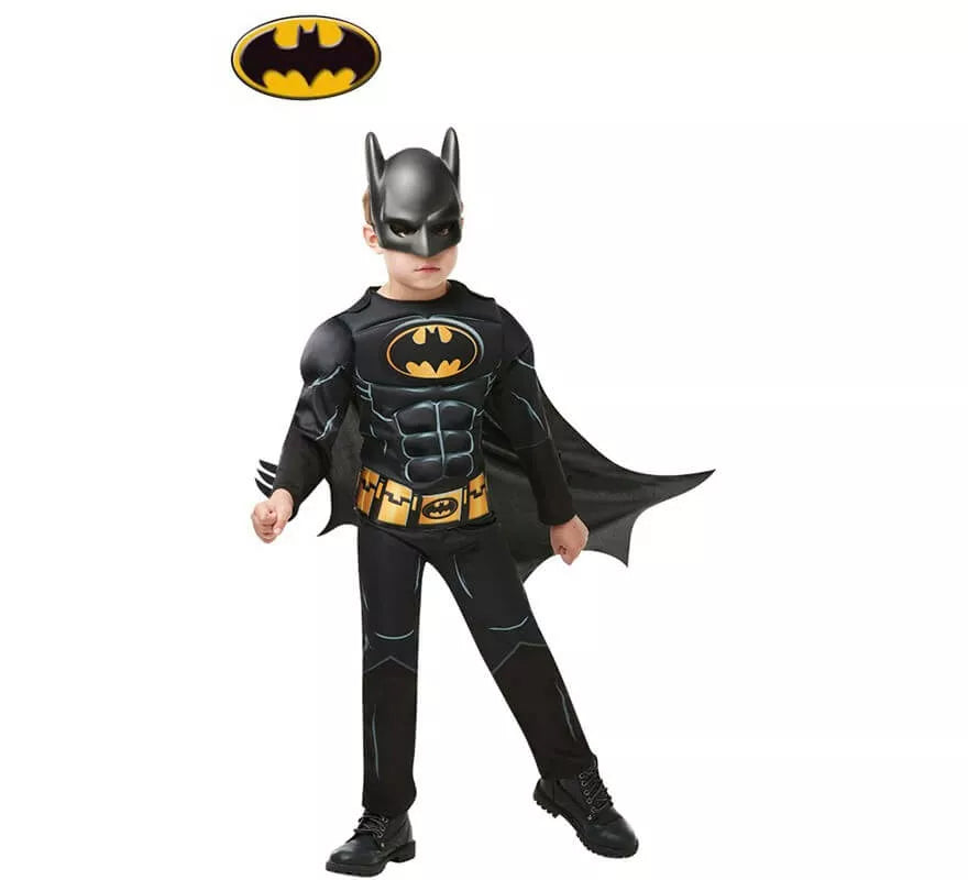 Translation missing: de.Disfraz de Batman Musculoso para niño