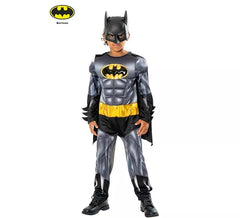Deluxe Metal Core Batman-Kostüm mit Maske für Kinder