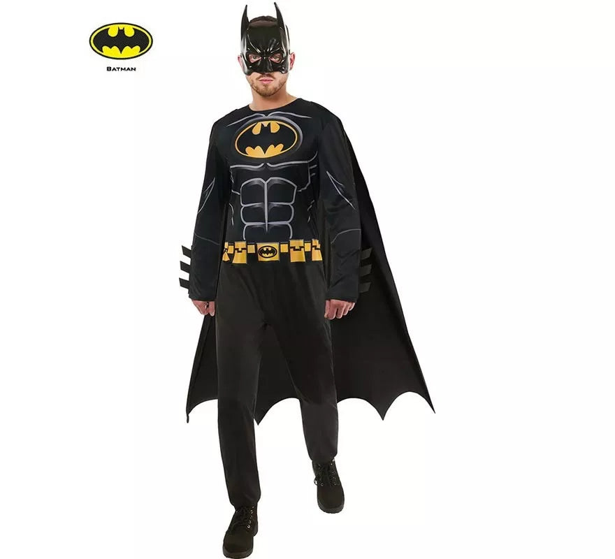 Translation missing: de.Disfraz de Batman Núcleo negro Opp con máscara para hombre