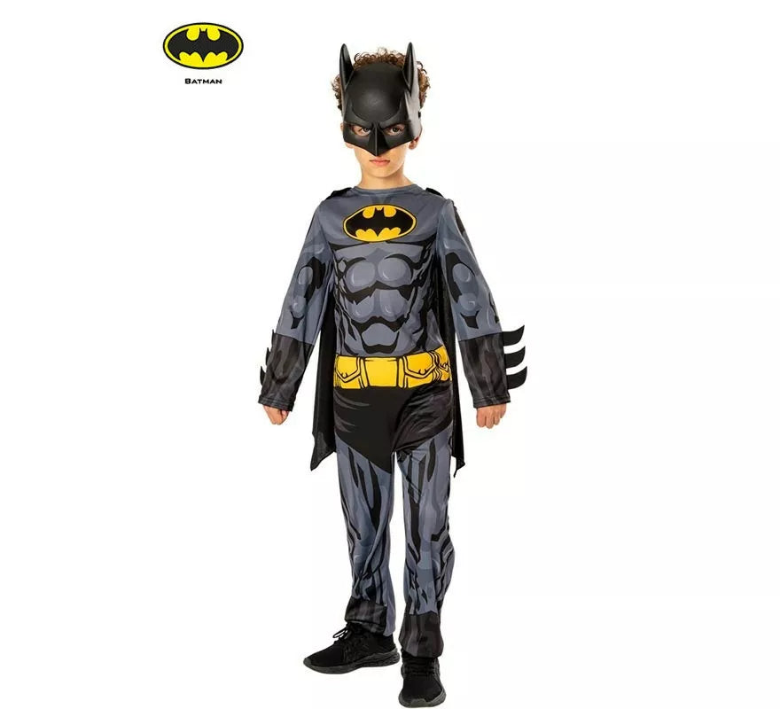 Translation missing: de.Disfraz de Batman Opp pecho simulado con máscara para niño