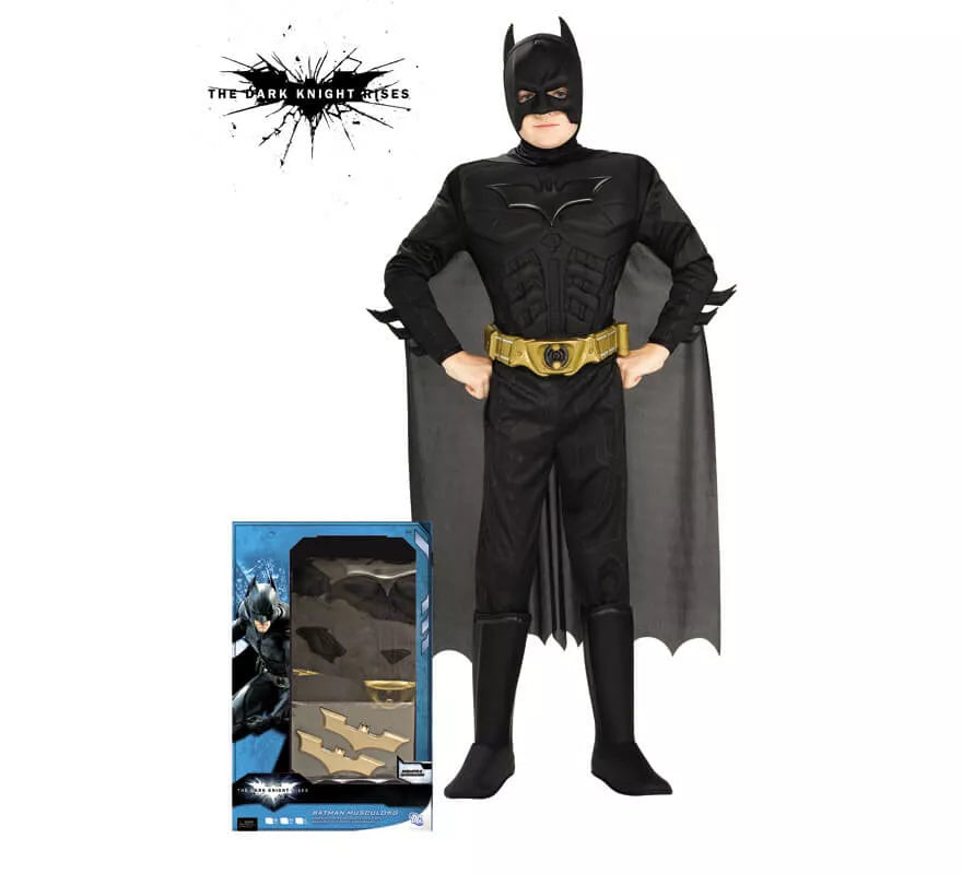 Translation missing: de.Disfraz de Batman TDK musculoso de niño