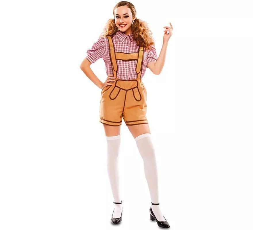 Translation missing: de.Disfraz de Bávara con pantalón para mujer