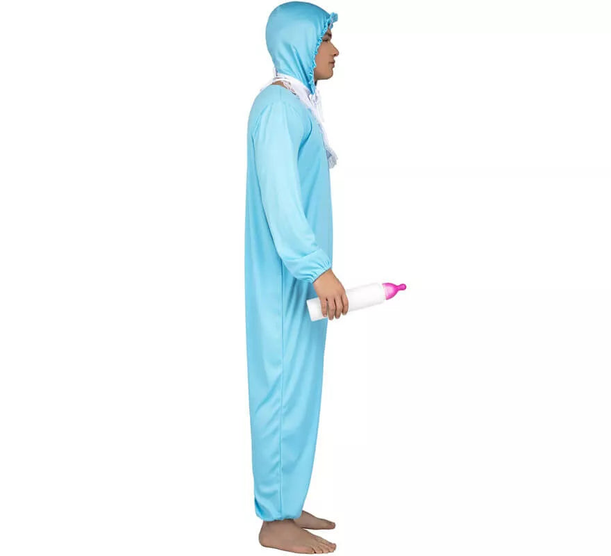 Translation missing: de.Disfraz de Bebé Azul para hombre