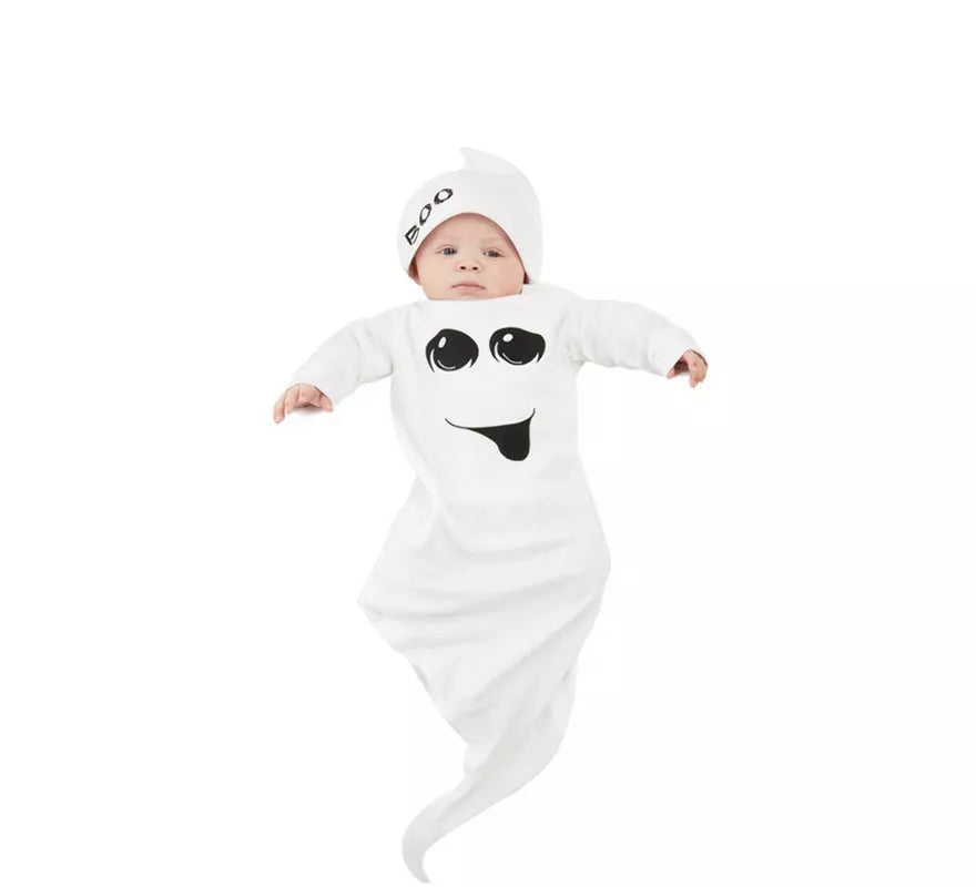 Translation missing: de.Disfraz de Bebé Fantasma blanco para bebé