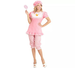 Rosa Babykostüm mit Mütze für Damen