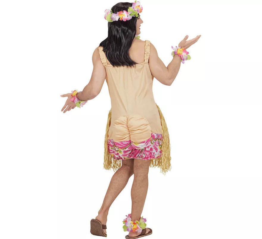 Translation missing: de.Disfraz de Belleza Hawaiana con Falda para hombre
