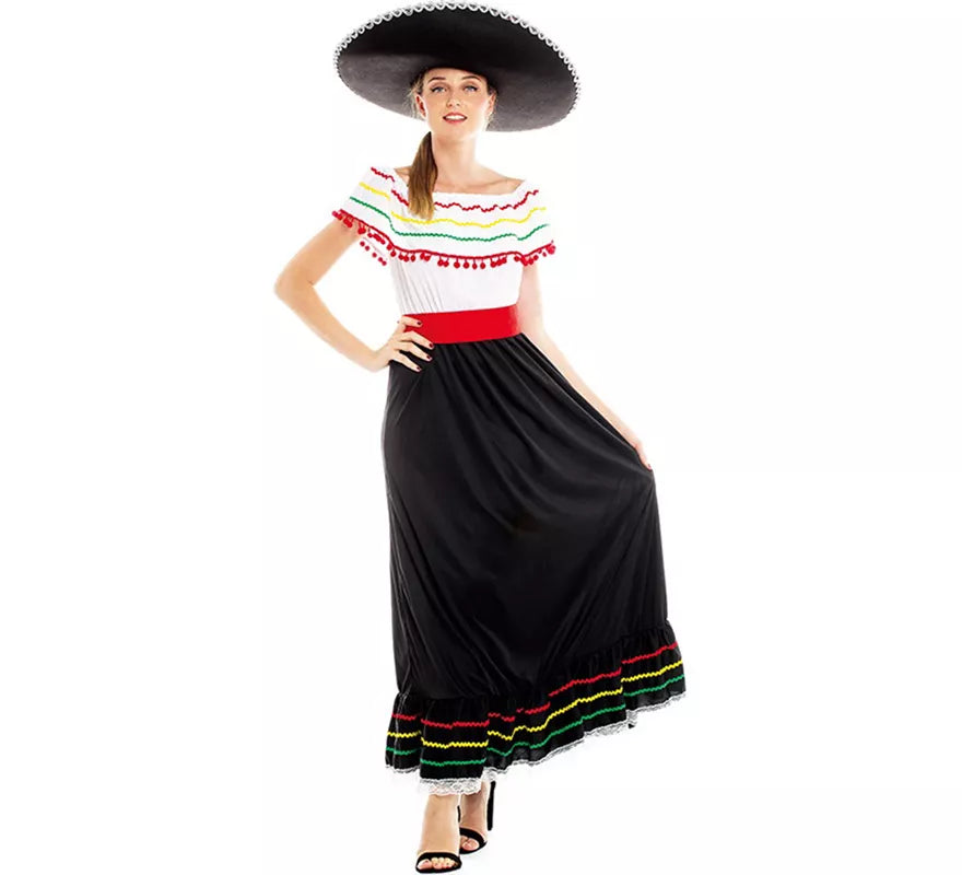 Translation missing: de.Disfraz de Belleza Mexicana con Falda para mujer