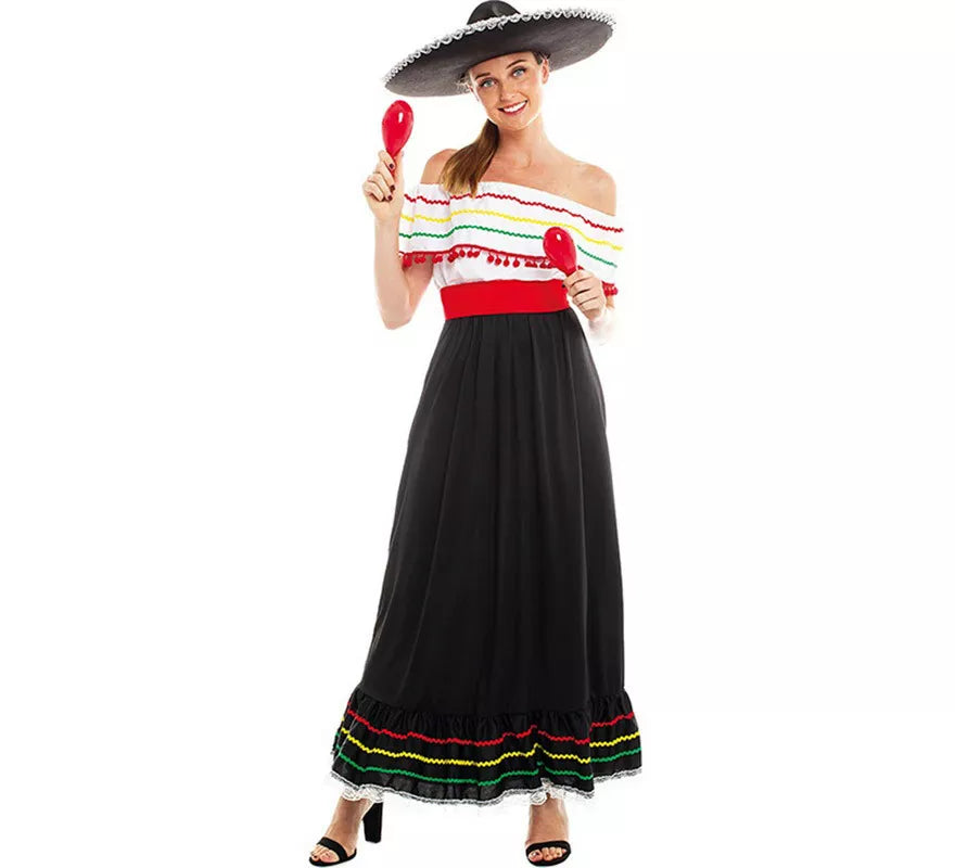 Translation missing: de.Disfraz de Belleza Mexicana con Falda para mujer