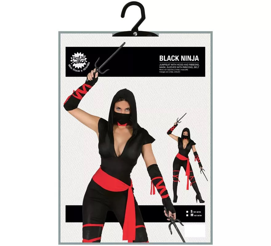 Translation missing: de.Disfraz de Black Ninja para mujer