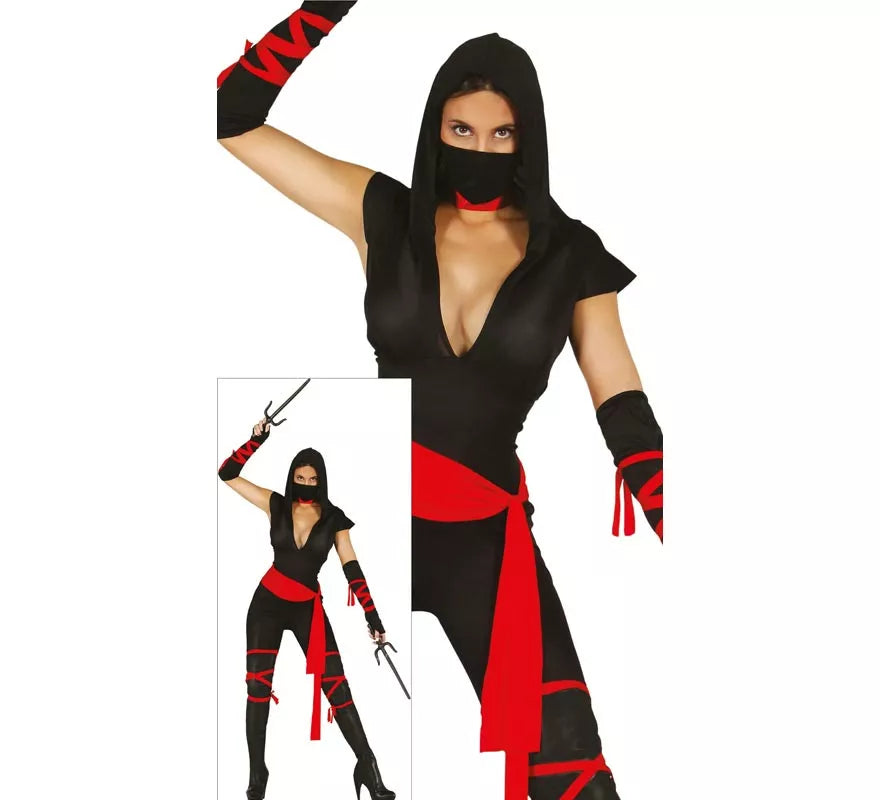 Translation missing: de.Disfraz de Black Ninja para mujer