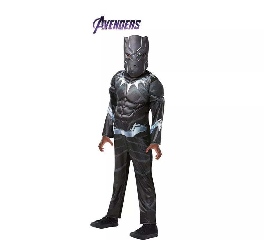Translation missing: de.Disfraz de Black Panther Deluxe para niño y adolescente