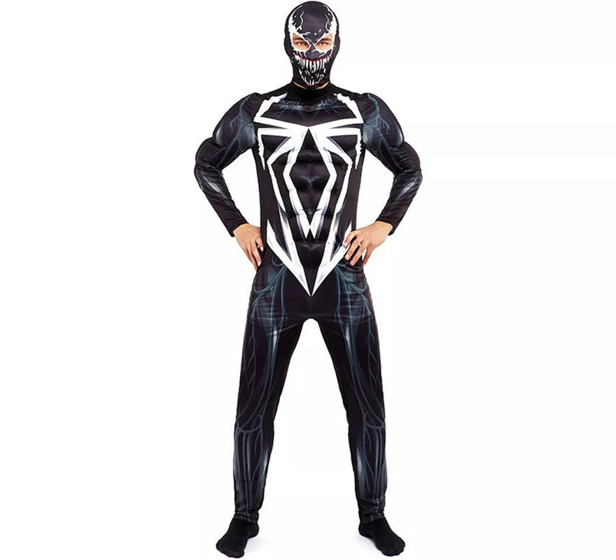 Translation missing: de.Disfraz de Black Spider Maligno para hombre