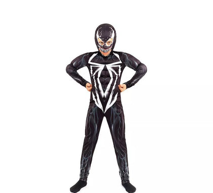 Disfraz de Black Spider Maligno para niño
