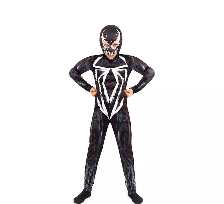 Translation missing: de.Disfraz de Black Spider Maligno para niño