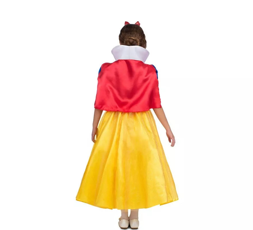Translation missing: de.Disfraz de Blancanieves con diadema y capa para niña