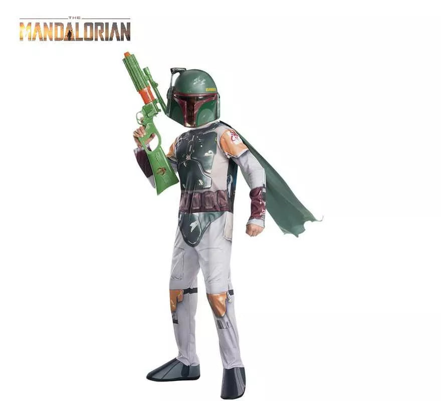 Translation missing: de.Disfraz de Boba Fett de Star Wars Clásico para niño