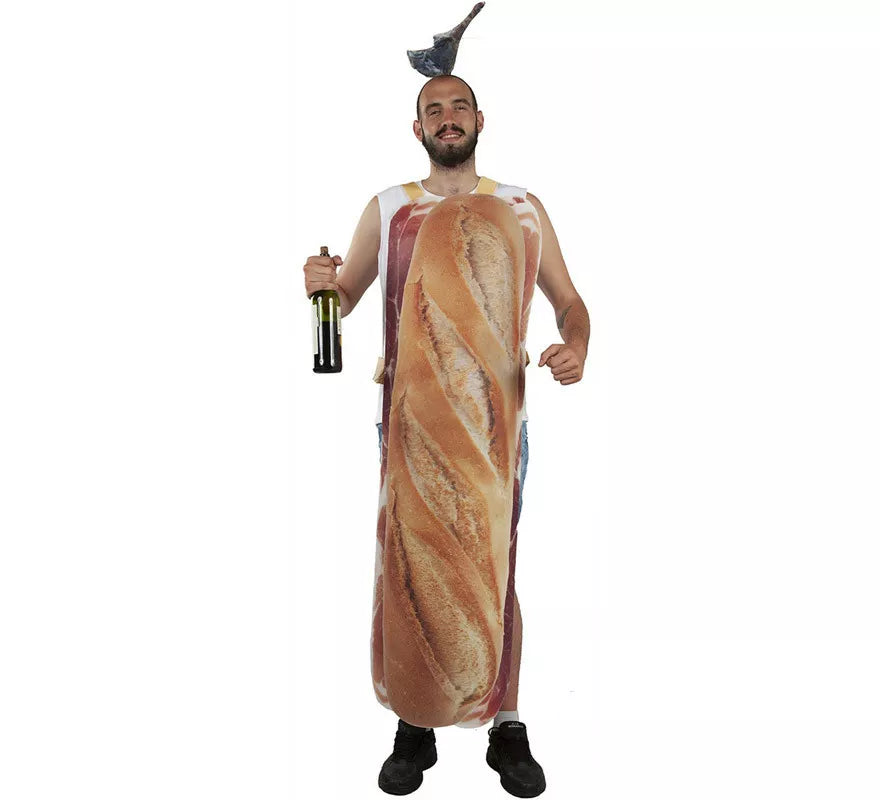 Translation missing: de.Disfraz de Bocadillo Jamón 130 cm. para adultos