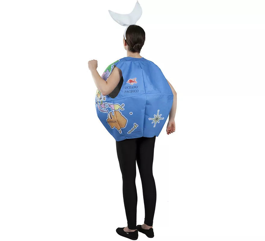 Disfraz de Bola del Mundo para adultos