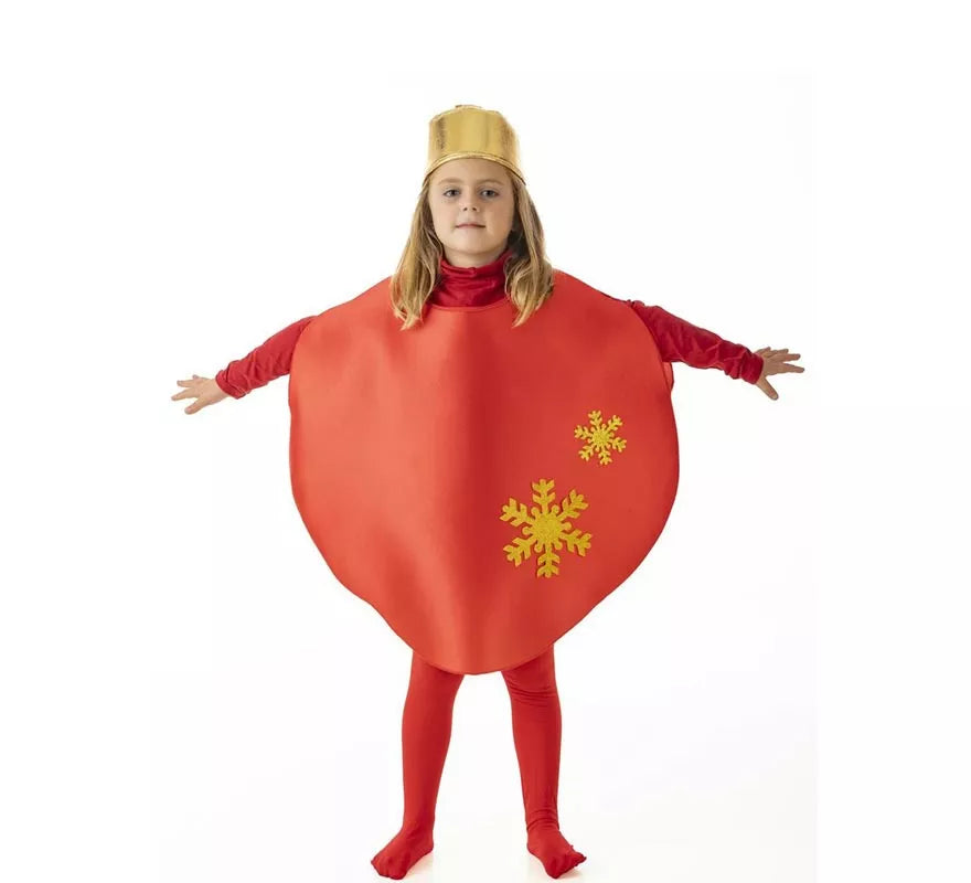 Translation missing: de.Disfraz de Bola Roja Navidad para niños