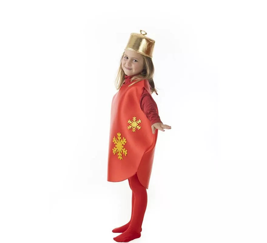 Disfraz de Bola Roja Navidad para niños