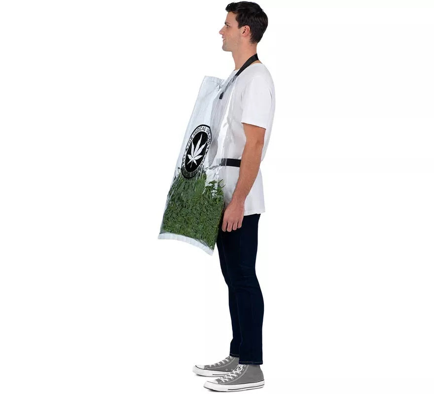 Translation missing: de.Disfraz de Bolsa de Hierba verde para adulto