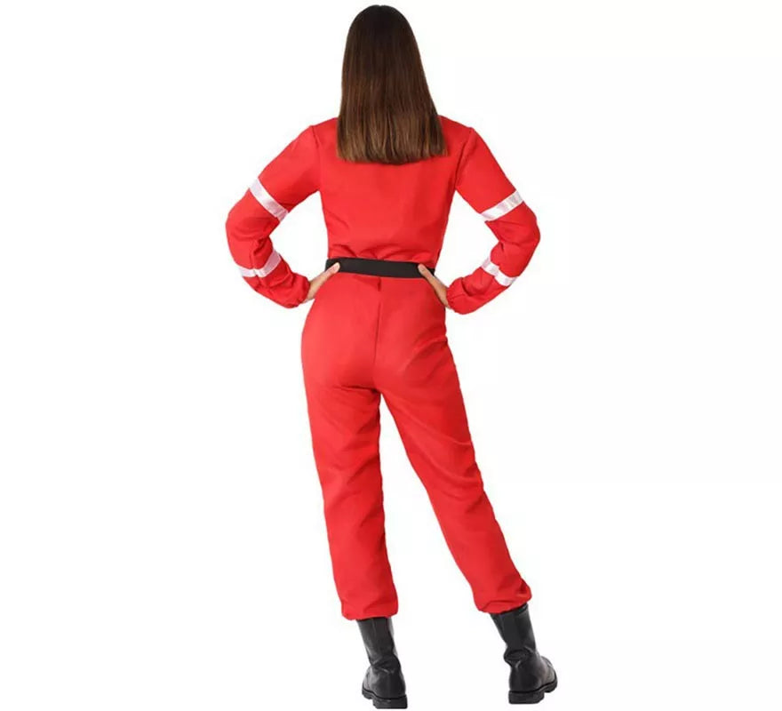 Translation missing: de.Disfraz de Bombera Rojo para mujer
