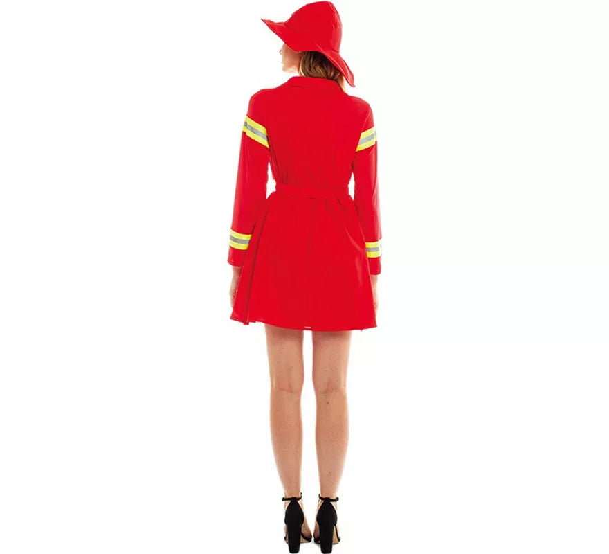 Translation missing: de.Disfraz de Bombera Rojo y Amarillo para mujer