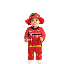 Feuerwehrkostüm mit Mütze für Babys