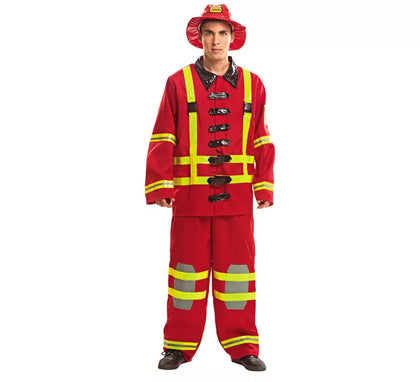 Disfraz de Bombero rojo para hombre
