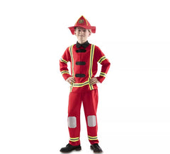 Rotes Feuerwehrmannkostüm für ein Kind