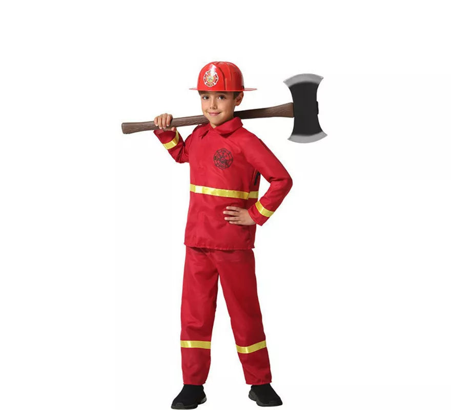 Translation missing: de.Disfraz de Bombero Rojo y Amarillo para niño