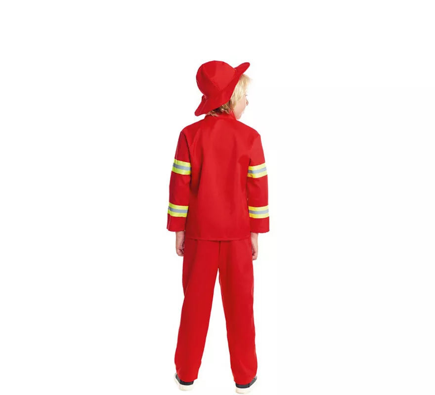 Translation missing: de.Disfraz de Bombero Rojo y Amarillo para niño