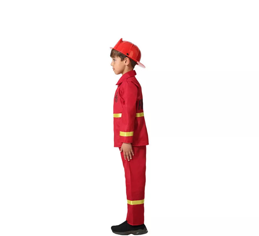 Translation missing: de.Disfraz de Bombero Rojo y Amarillo para niño