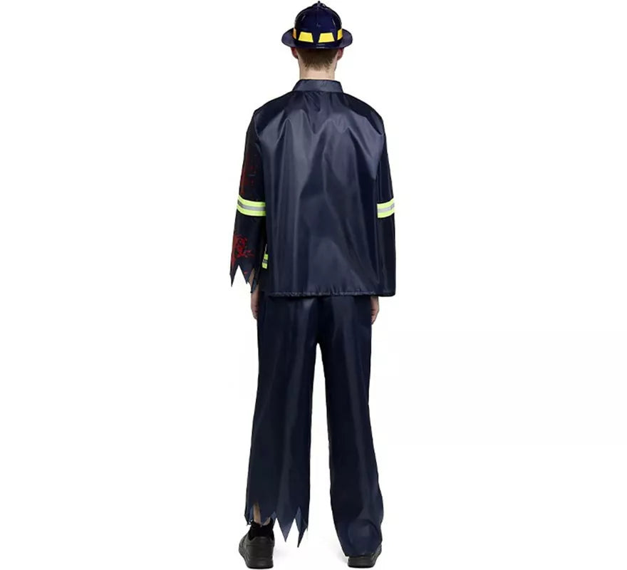 Translation missing: de.Disfraz de Bombero Zombie para hombre