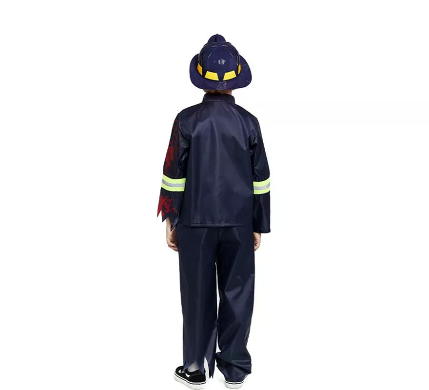 Translation missing: de.Disfraz de Bombero Zombie para niños