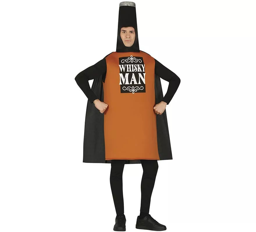 Translation missing: de.Disfraz de Botella Whiskeyman para adultos