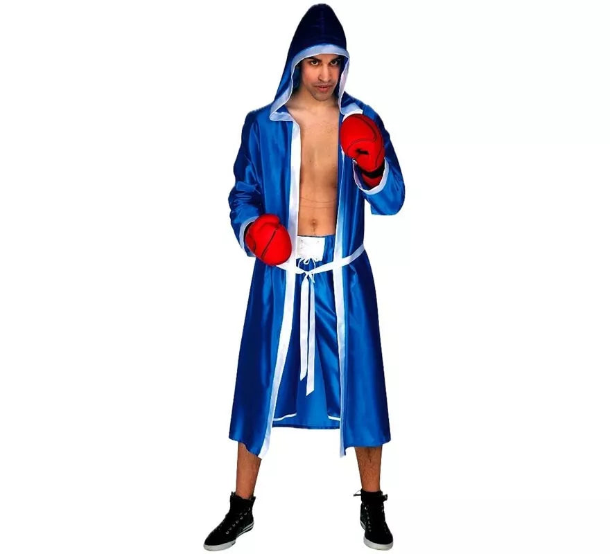 Translation missing: de.Disfraz de Boxeador Azul para hombre