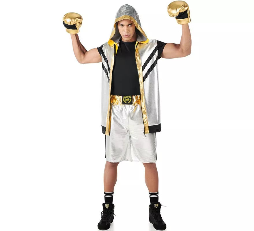 Translation missing: de.Disfraz de Boxeador guante de oro para hombre